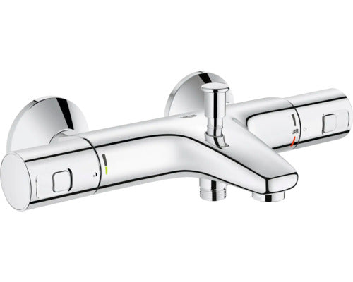 Grohe Badewannenarmatur Precision Start mit Thermostat chrom 90mm hoch - 4005176323553