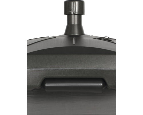Siena Garden Sonnenschirmständer Kunststoff 50kg anthrazit oval Garten Terrasse - 8012642000326
