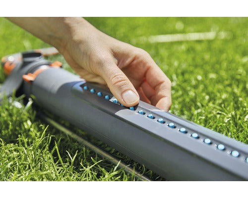 GARDENA Viereckregner AquaZoom M für Gartenbewässerung 9-250 m² 0,9 kg - 4078500048095