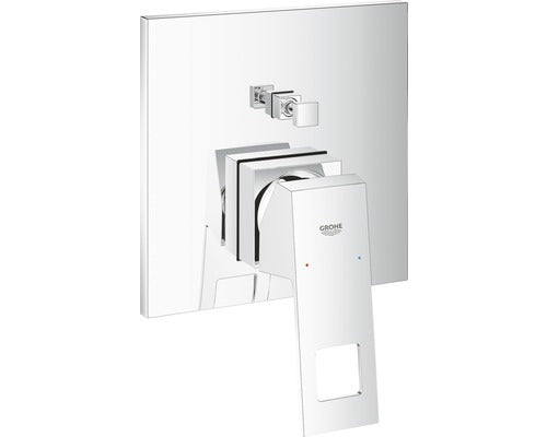 GROHE Badewannenarmatur Unterputz EUROCUBE Heizkörper chrom Hochdruckausführung - 4005176465697
