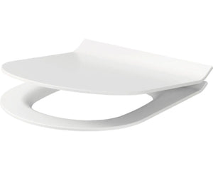 B-Ware WC-Sitz City Absenkautomatik antibakteriell Quick-Release modernes Design weiß