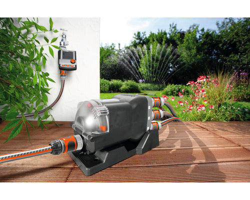 GARDENA Bewässerungscomputer Master Wasserverteiler automatisches Gießen Set - 4078500055918