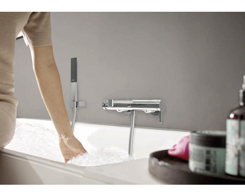 Hansgrohe Badewannenarmatur Heizkörper FINORIS Einhebelmischer chrom 31cm 20cm - 4059625336793