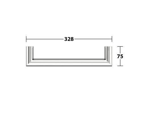 KEUCO REVA Haltegriff chrom glänzend 32,8 cm Wandmontage Bad-Zubehör 115 kg - 4017214904426