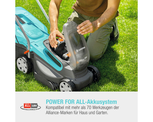 GARDENA Akku Rasenmäher PowerMax 32/36V P4A Mäher Handrasenmäher ohne Akku - 4078500054188