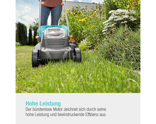 GARDENA Akku Rasenmäher PowerMax 32/36V P4A Mäher Handrasenmäher ohne Akku - 4078500054188