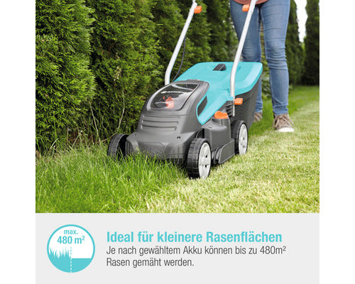 GARDENA Akku Rasenmäher PowerMax 32/36V P4A Mäher Handrasenmäher ohne Akku - 4078500054188