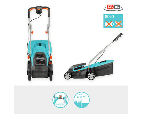 GARDENA Akku Rasenmäher PowerMax 32/36V P4A Mäher Handrasenmäher ohne Akku - 4078500054188