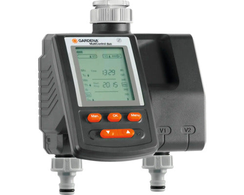 GARDENA Bewässerungscomputer MultiControl duo automatische Gartenbewässerung - 4078500187404