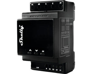 B-Ware Shelly Pro 4PM Hutschienenrelais 4-Kanal WLAN LAN Bluetooth Heizkörper 40A