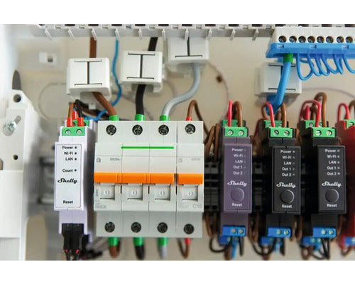 Shelly Pro 3EM 120A Wi-Fi Bluetooth Stromzähler für Innenbereich Hutschiene - 3800235268100