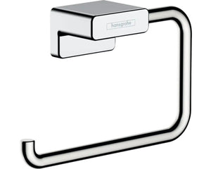 B-Ware Hansgrohe Papierrollenhalter Toilettenpapierhalter AddStoris chrom 141x77mm