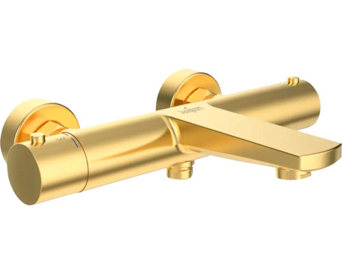 Jungborn Badewannenarmatur Heizkörper LAMBDA Thermostat gold matt DVGW geprüft - 4306517991142