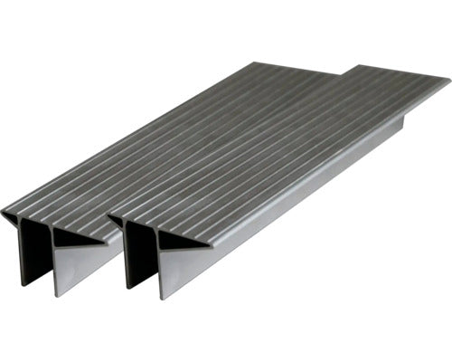 ERGOTRITT Aufsteckstufe 2 Stk Aluminium 90 mm breit für Sprossen 24-26 mm - 9120041699160