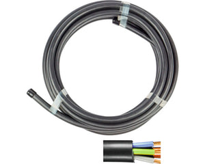 B-Ware NYY Erdkabel NYY-J 5x10mm² schwarz Starkstrom Kabel 600/1000V feste Verlegung