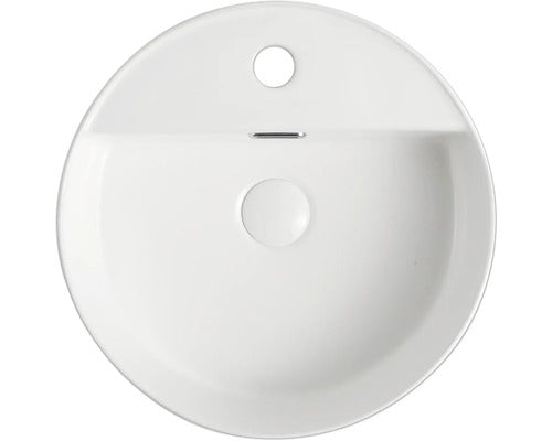 Jungborn Aufsatzwaschbecken ONE Sanitärkeramik Waschbecken weiß glänzend 40x40cm - 4306516117673