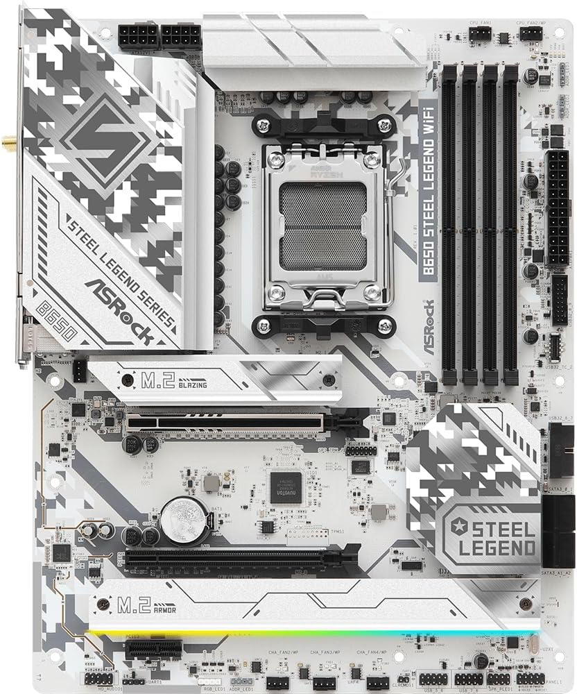B-Ware Asrock B650 Steel Legend Wi Fi Mainboard Motherboard Sockel Am5 Ddr5 Atx - 4710483944598