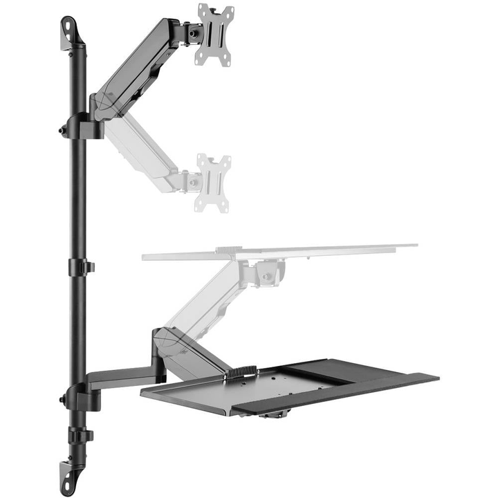Digitus Da 90372 1fach Monitor Wandhalterung Pc Halterung Wandarbeitsplatz B-Ware - 4016032457442