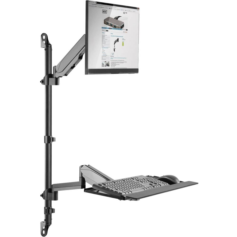 Digitus Da 90372 1fach Monitor Wandhalterung Pc Halterung Wandarbeitsplatz B-Ware - 4016032457442