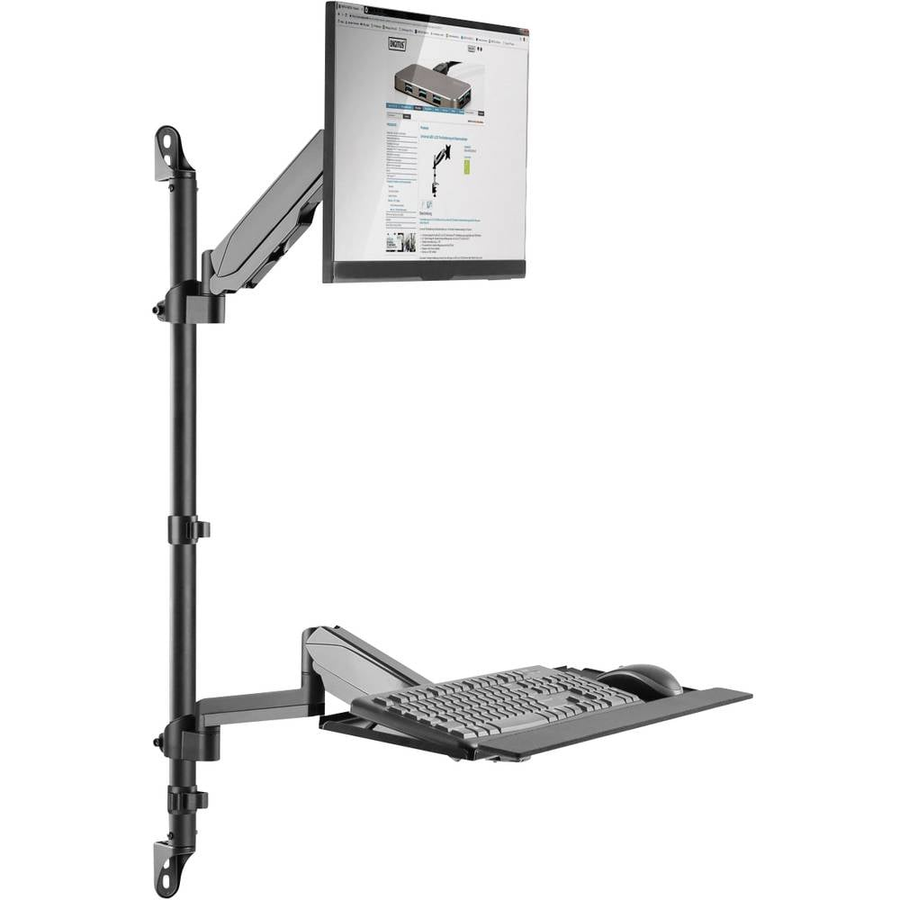 Digitus Da 90372 1fach Monitor Wandhalterung Pc Halterung Wandarbeitsplatz B-Ware - 4016032457442