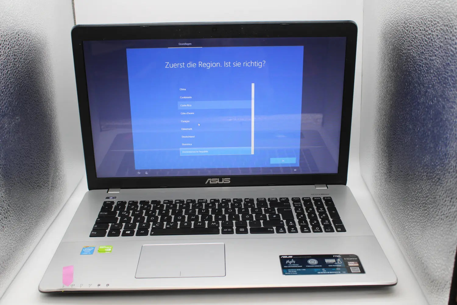B-Ware Asus Laptop Notebook 17 Zoll Windows 8 500 Gb Schwarz Siehe Text/Fotos - 4716659647645