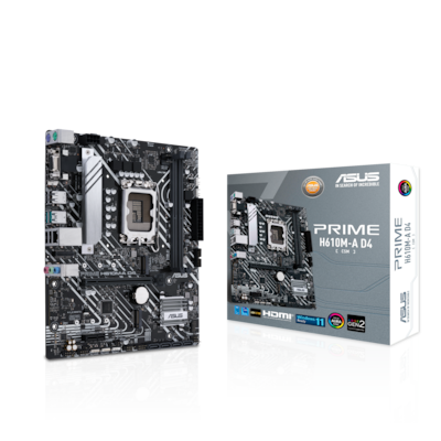 B-Ware Asus Prime H610 M A D4 Csm Mainboard Sockel (Pc) Intel 1700 Formfaktor Micro Atx
