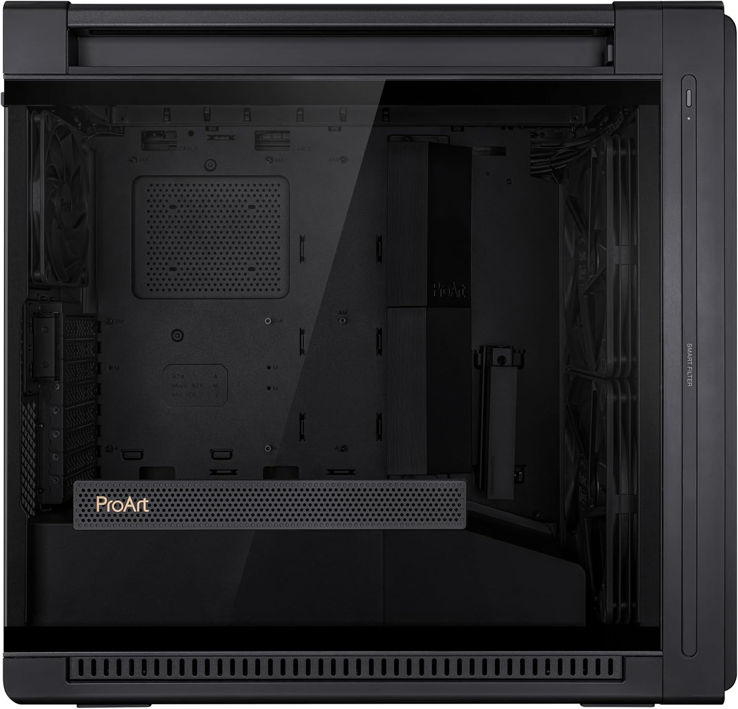B-Ware Asus Pro Art Pa602 E Atx Gaming Gehäuse Pc Case Seitenfenster Schwarz - 4711387338490