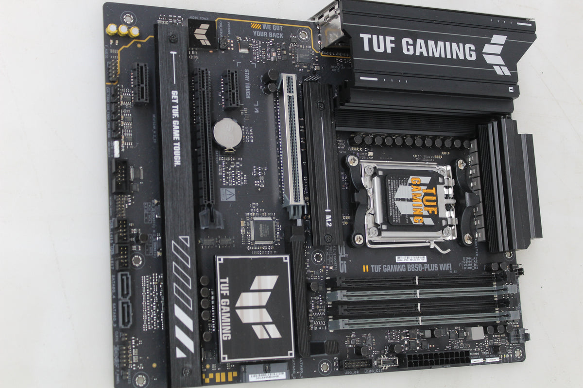 Asus Mainboard Motherboard TUF B850 PLUS AMD AM5 ATX Schwarz DDR5 WLAN PC - 4711387781609