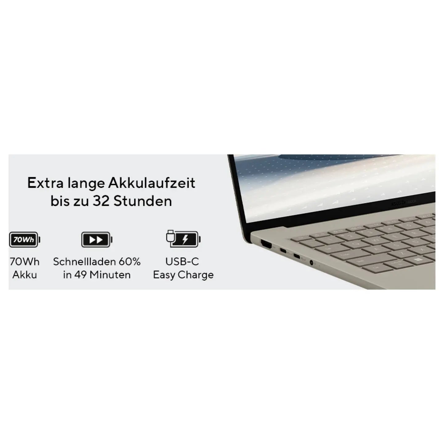 B-Ware Asus Notebook Laptop Zen Book 14 Zoll 32 Gb 1 Tb Windows 11 Snapdragon X1 26 100 - 4711387866009