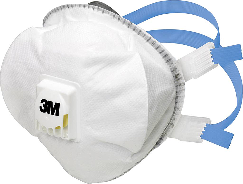 B-Ware 3 M 8825+ 7100081543 Feinstaubmaske Mit Ventil Ffp2 D 5 Stück - 4054596076808