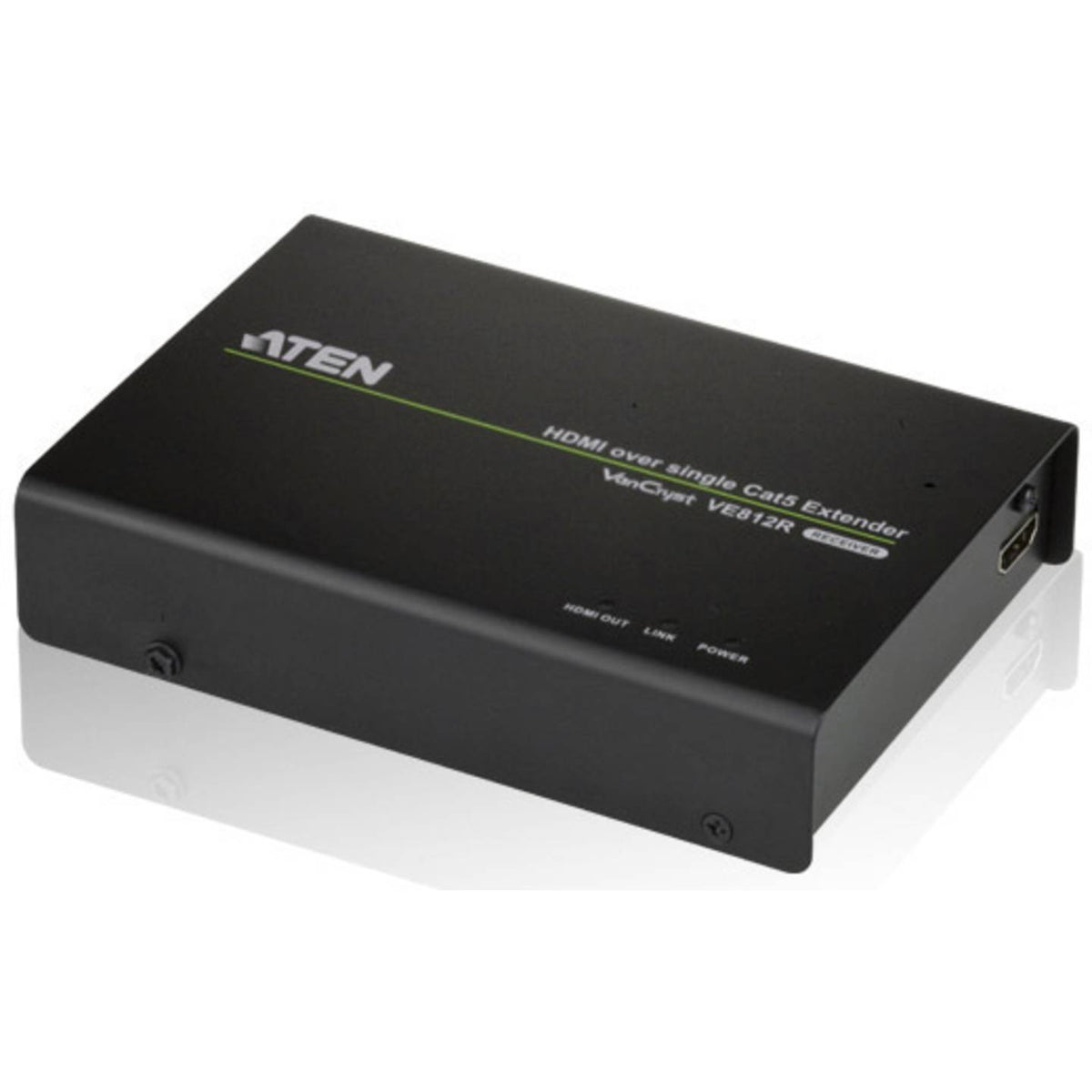 ATEN Extender Verlängerung HDMI Receiver Netzwerkkabel Schwarz 100 m 4096 x 2160 - 4719264640285