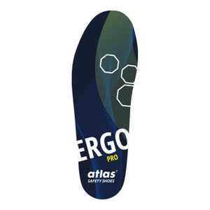 B-Ware Atlas Einlegesohle Schuheinlage Komfort Ergo Pro Größe 44 45 46 Blau Gelb 1 Paar