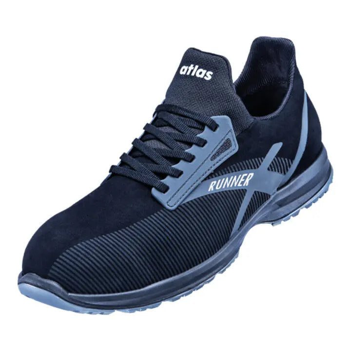 B-Ware Atlas Halbschuh Sicherheitsschuh Arbeitsschuh Runner 95 Esd S3 Größe 46 Schwarz  - 4043692449180