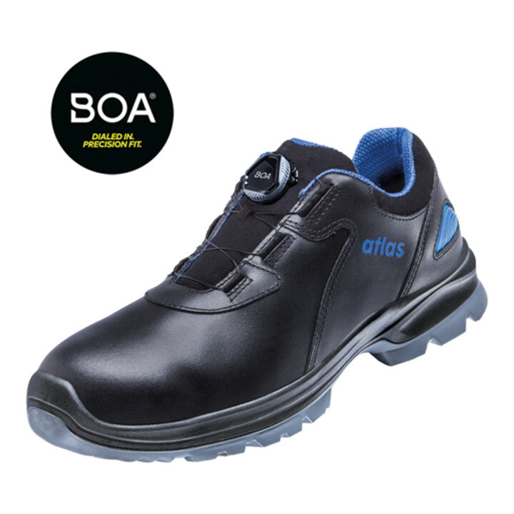 Atlas Halbschuh Arbeitsschuh Schuhe S3 XP BOA ESD Weite 10 Größe 42 Schwarz - 4043692288666