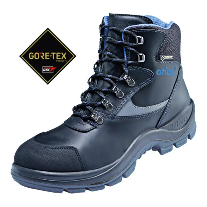 B-Ware Atlas Sicherheitsschuh Arbeitsschuh Gore Tex Gtx 535 Schwarz S3 W12 Größe 44 - 4043692131993