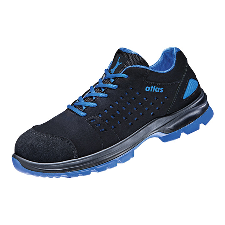 B-Ware Atlas Sicherheitsschuh Arbeitsschuh Sl 40 Esd S1 C Schwarz/Blau Größe 43 - 4043692272894