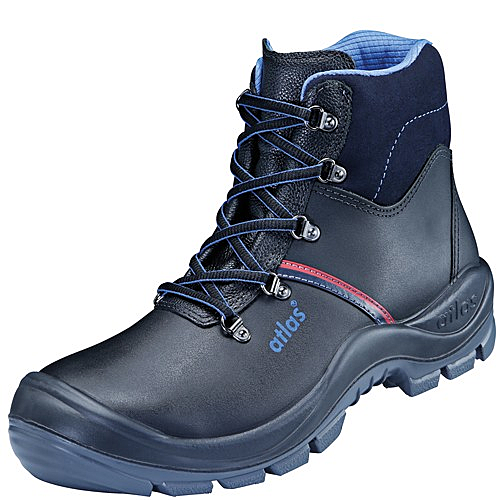 Atlas Stiefel Anatomic Bau 500 S3 W.10 Gr.46 Waterproof Glattleder Stahlkappe B-Ware