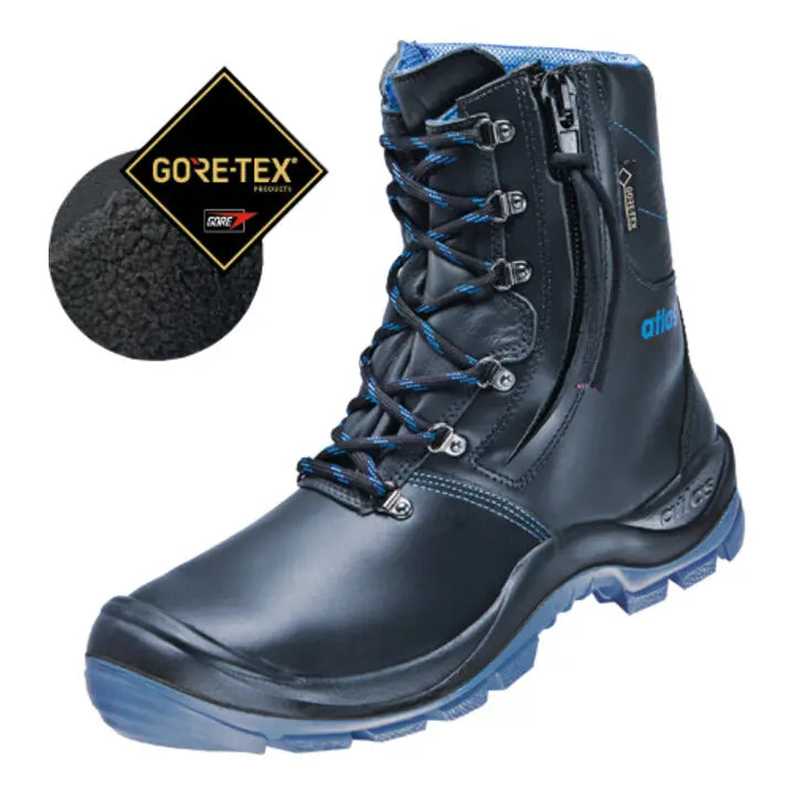 B-Ware Atlas Arbeitsstiefel Stiefel Schuh Gtx S3 Royalblau Schwarz Weite 13 Größe 46 - 4043692223872