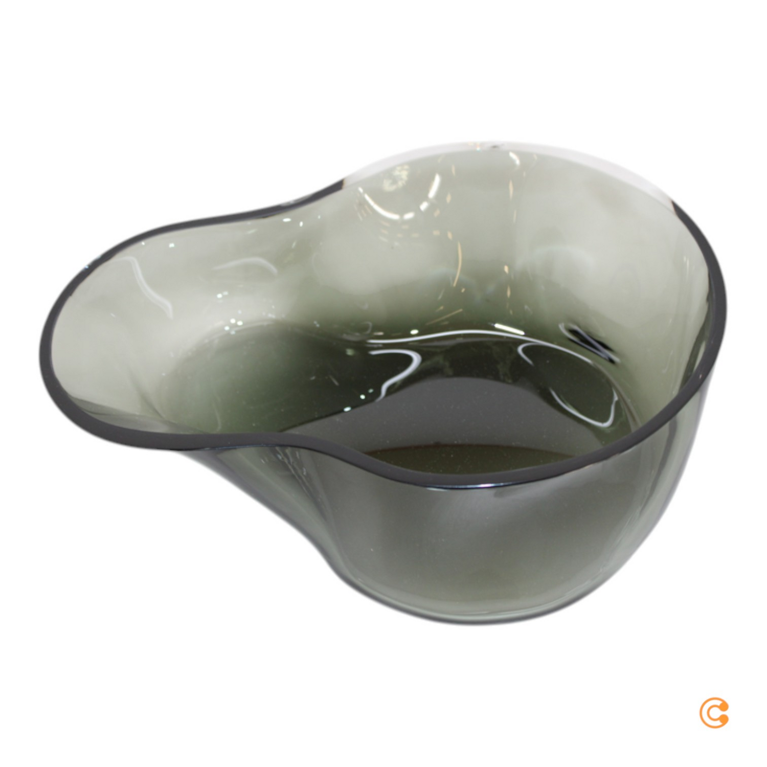 Audo Schale Bowl Dekoschale Glas Rauchgrau 28x22cm Dekoration Siehe Text/Foto B-Ware - 5709262076376