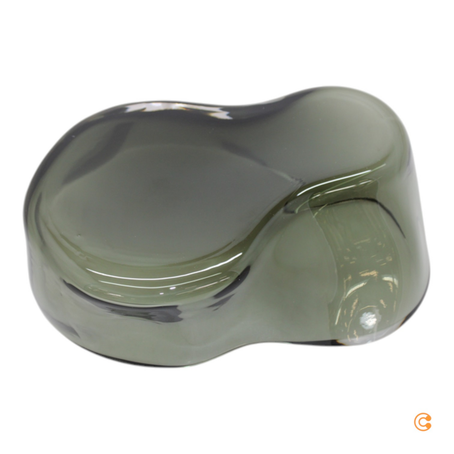 Audo Schale Bowl Dekoschale Glas Rauchgrau 28x22cm Dekoration Siehe Text/Foto B-Ware - 5709262076376