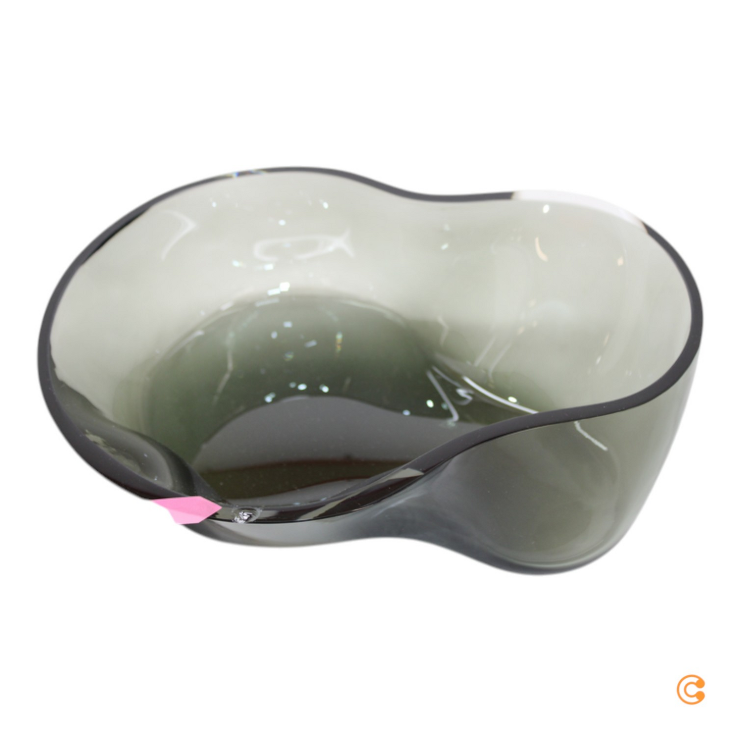 Audo Schale Bowl Dekoschale Glas Rauchgrau 28x22cm Dekoration Siehe Text/Foto B-Ware - 5709262076376