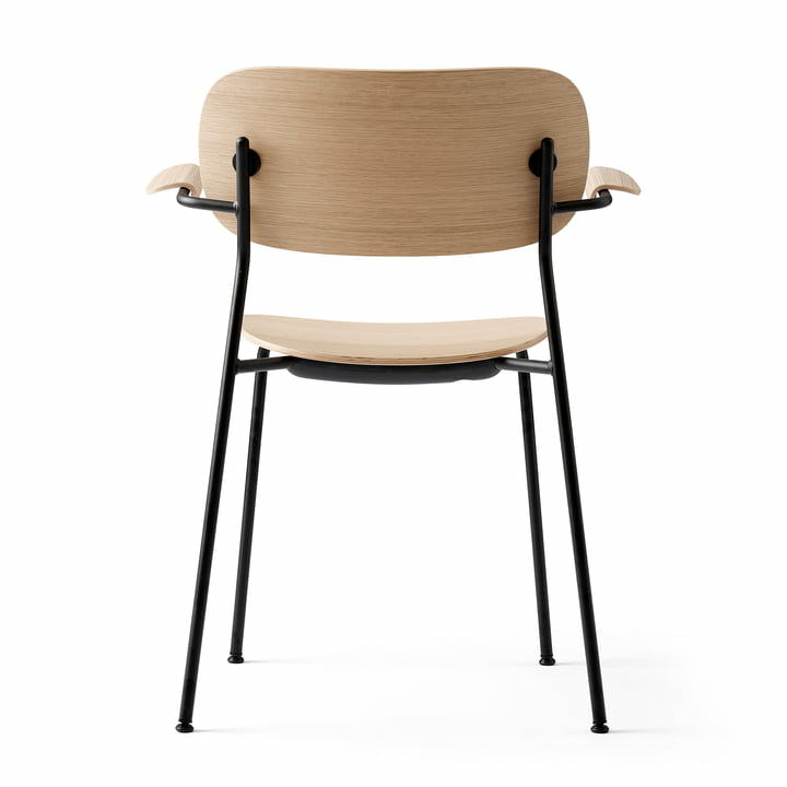 Menu Co Dining Chair Mit Armlehnen Lehnstuhl Stuhl Designer Schwarz Eiche Natur B-Ware - 5709262024865