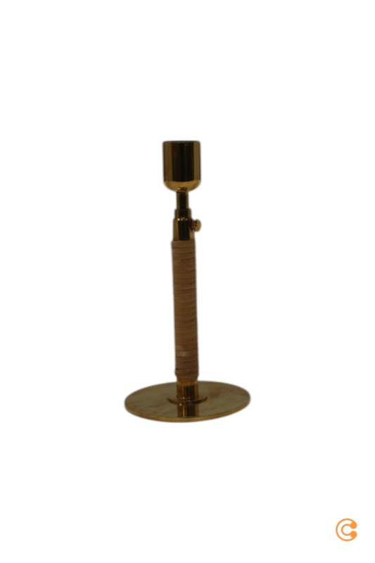 Audo Kerzenhalter Leuchter Duca Messing Poliert Höhenverstellbar Siehe Text/Foto C-Ware - 5709262038350