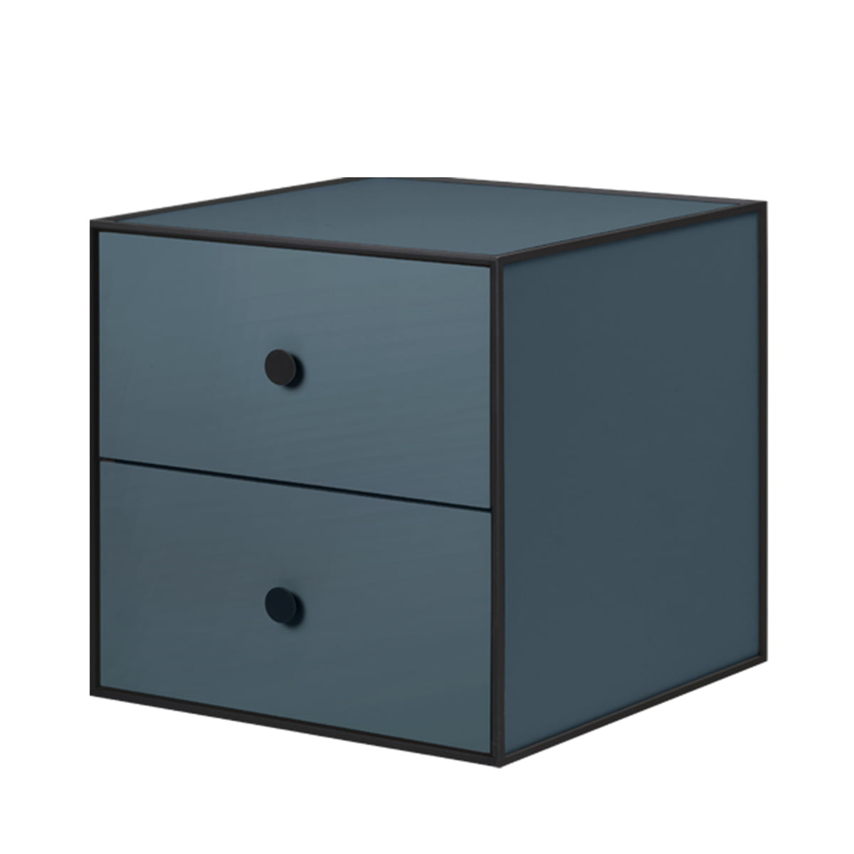 Audo Wandschrank Schrank Frame 35 Nachttisch Beistelltisch Fjord Blau B-Ware