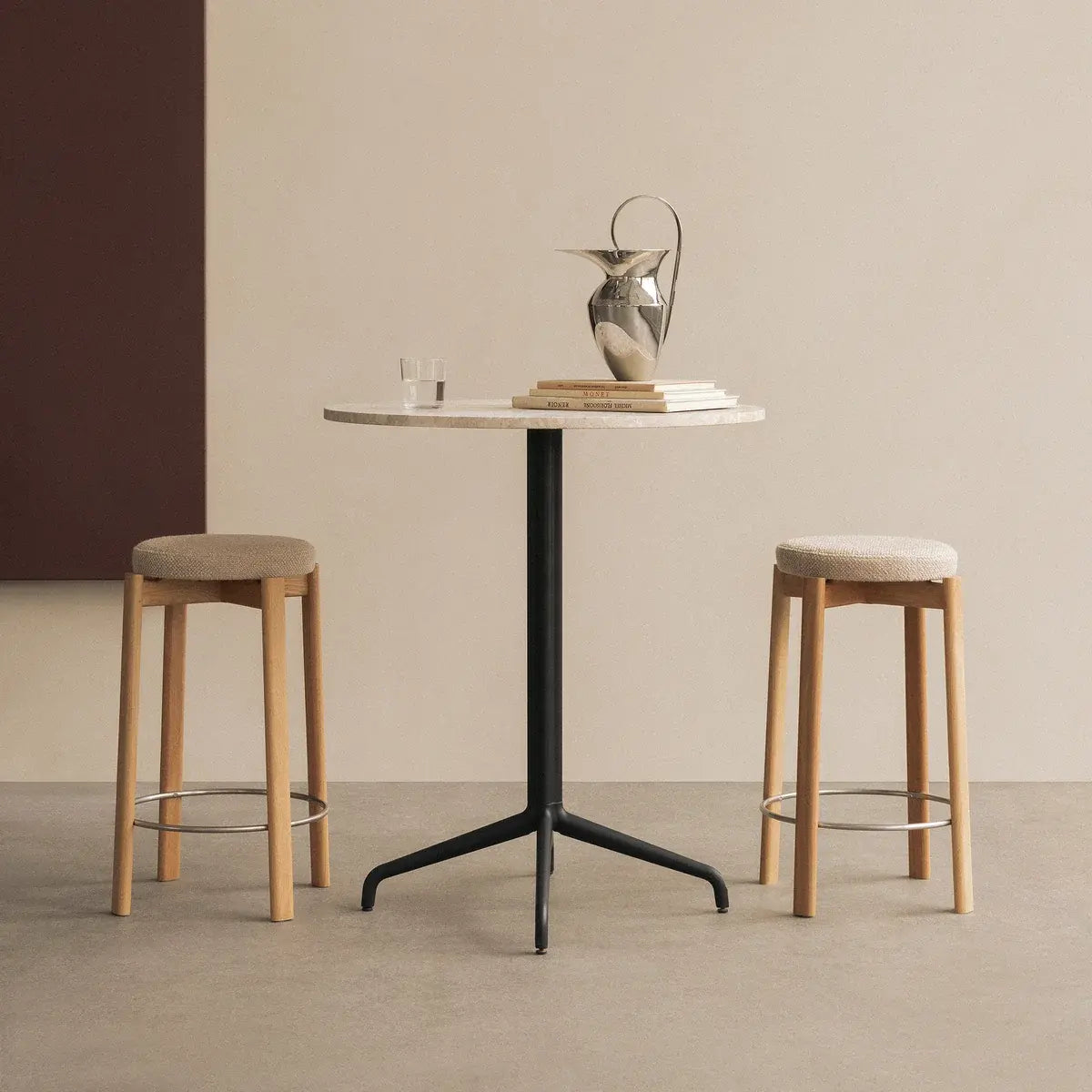 B-Ware Audo Barhocker Hocker Tresenhocker Eiche Natur 66 Cm ø 33 Cm Sitzgelegenheit - 5709262098408