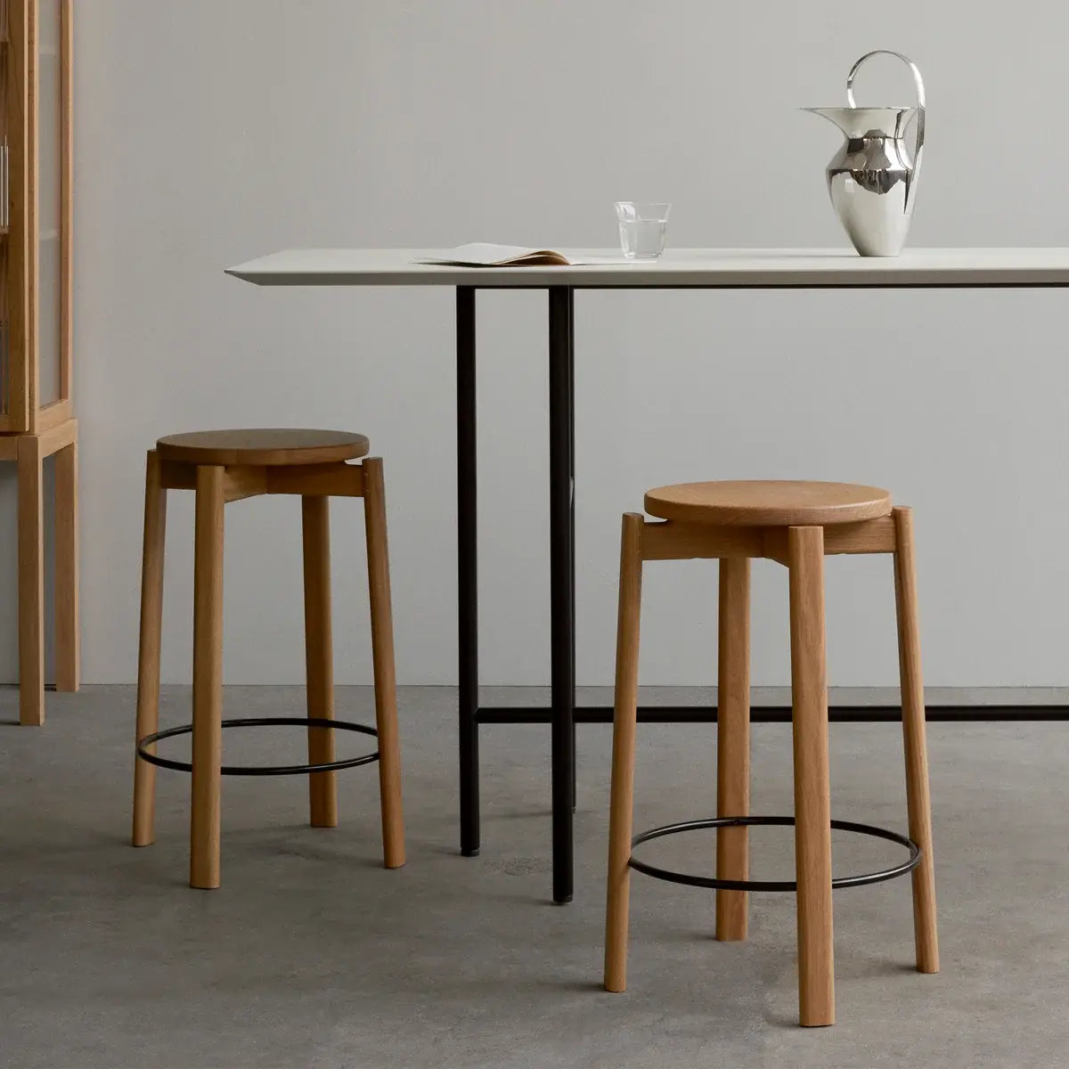 B-Ware Audo Barhocker Hocker Tresenhocker Eiche Natur 66 Cm ø 33 Cm Sitzgelegenheit - 5709262098408