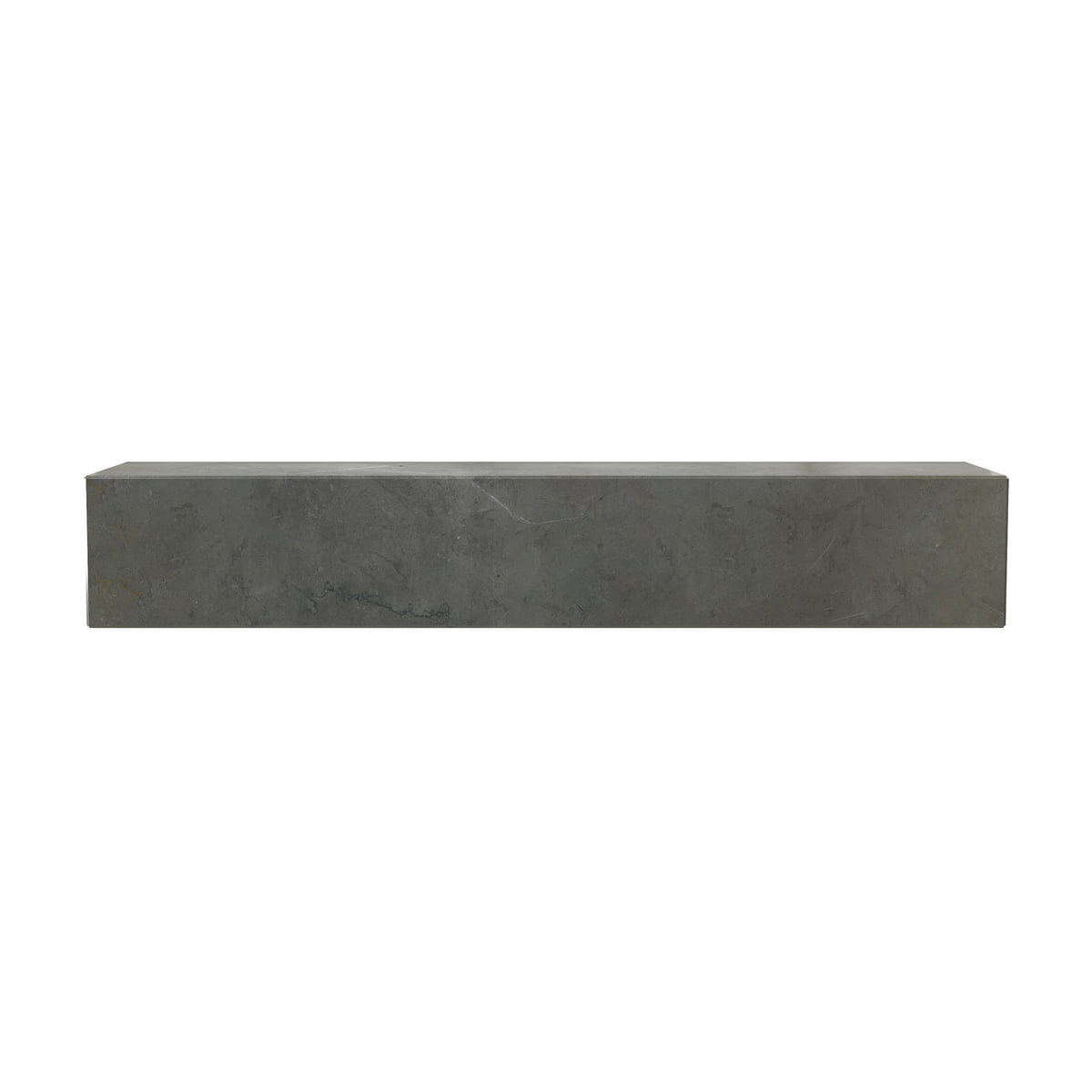 Audo Wandregal Ablage Brett Plinth Regal Marmor Braun Grau 60 Cm Kendzo B-Ware - 5709262047468