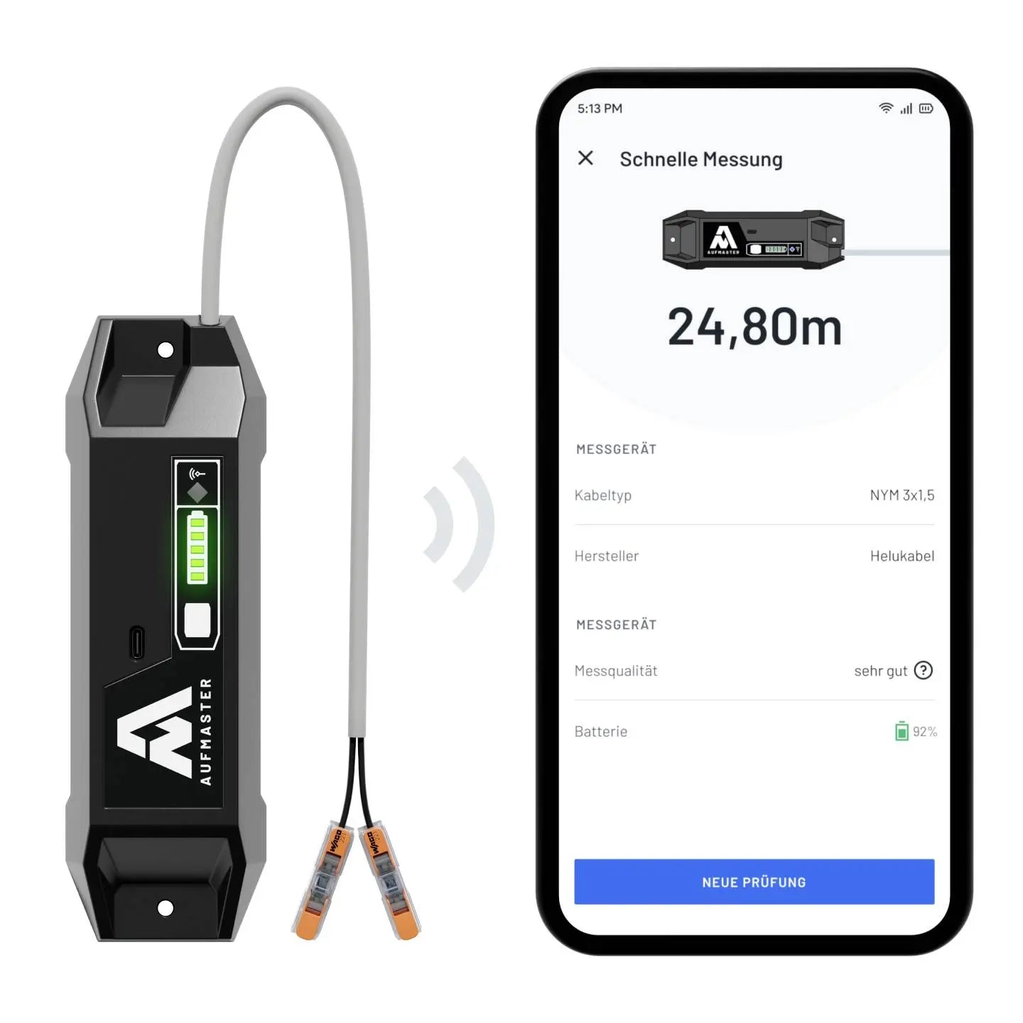 B-Ware Helukabel Aufmaster Am1 Kabellängenmessgerät Kabellängenmesser Messgerät Kabel - 2050009144340