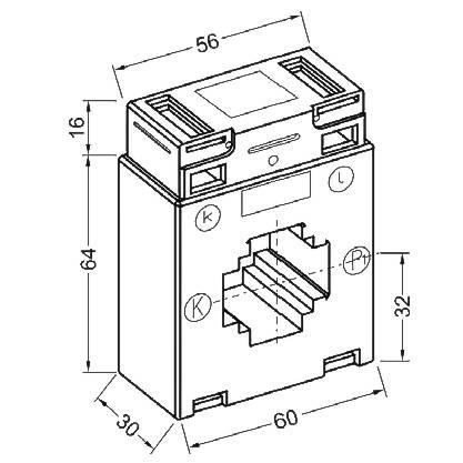 Celsa Aufsteckstromwandler Stromwandler 600 A Strommessung 5 A Primärstrom 33x33mm B-Ware - 9504598761189
