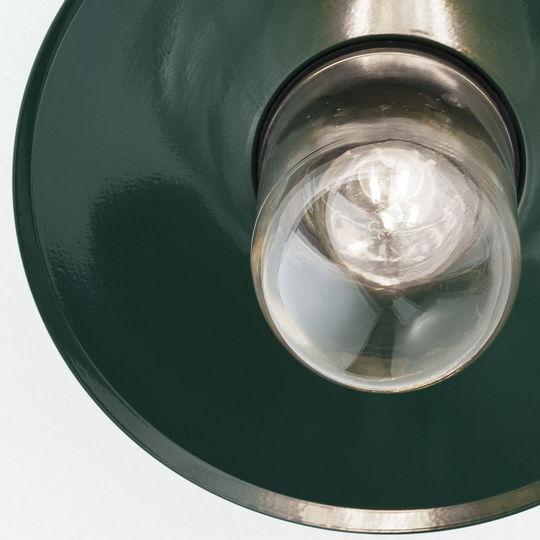 Orion Außen Deckenlampe Edward Grün ø 27,5 Cm Aluminium Glas Lampe Leuchte Spot B-Ware - 9003090278367
